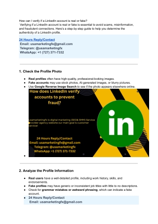 Can I grow my business using a purchased LinkedIn profile?