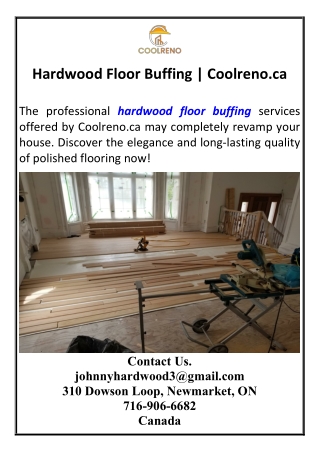 Hardwood Floor Buffing | Coolreno.ca