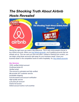 The Shocking Truth About Airbnb Hosts Revealed