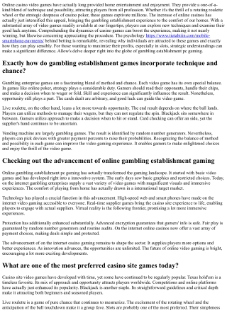 Gambling Casino  Gamings - Exploring the Thrills and Strategies in  State-of-the