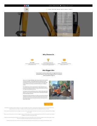 Mini Digger Hire Services