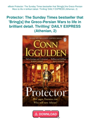 eBook Protector The Sunday Times bestseller that 'Bring[s] the Greco-Persian Wars to life in brillia