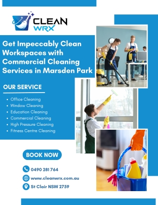 Get Impeccably Clean Workspaces with Commercial Cleaning Services in Marsden Park