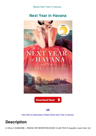 Books Next Year in Havana