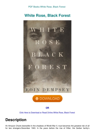 PDF Books White Rose  Black Forest