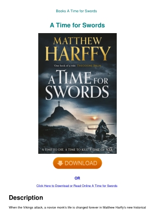 Books A Time for Swords