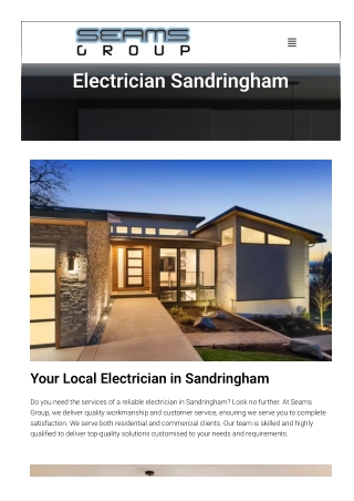 Electrician Sandringham