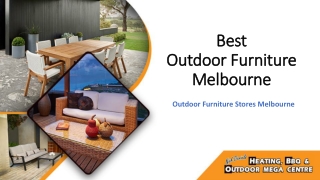 Best Outdoor Furniture Melbourne