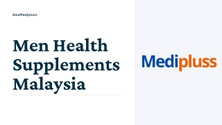 Men Health Supplements Malaysia