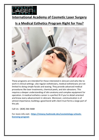 Medical Esthetics Programs – Get Certified & Advance Your Career