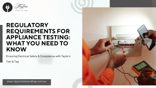 Appliance Testing Adelaide--Taylor's Test & tag