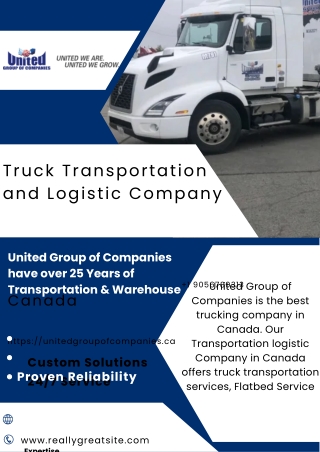 Reliable Trucking and Logistics Services – Shipping Across Canada