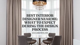 Best Interior Designer Near Me What to Expect During the Design Process