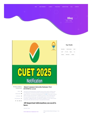 About Common University Entrance Test