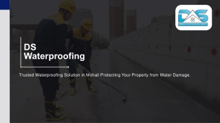 Waterproofing Solution in Mohali