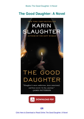 Books The Good Daughter A Novel