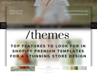 Top Features to Look for in Shopify Premium Templates for a Stunning Store Design