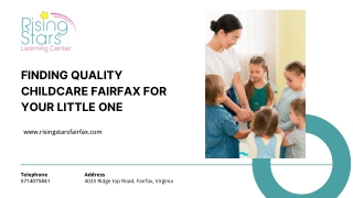 Finding Quality Childcare Fairfax for Your Little One