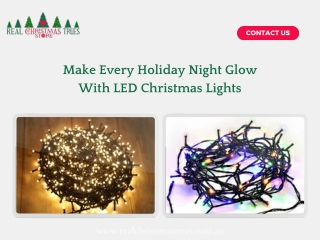 Make Every Holiday Night Glow With LED Christmas Lights