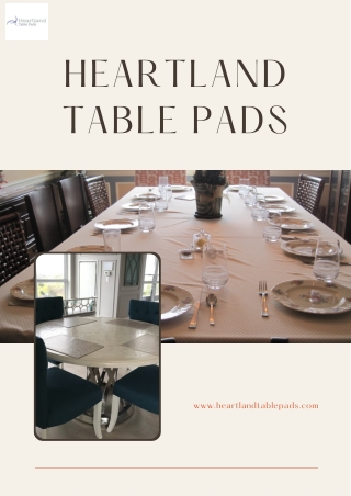 Enhance Your Dining Experience with Custom Table Mats and Dining Table Protectors