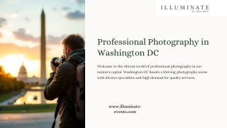 Professional Photography in Washington DC
