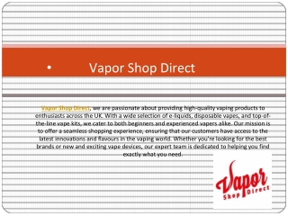 Vapor Shop Direct pdf