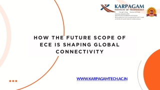 How the Future Scope of Electronics and Communication Engineering is Shaping Global Connectivity