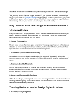 bedroom interior design