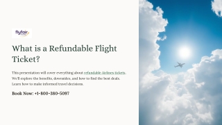 What is a Refundable Flight Ticket
