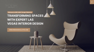 Transforming Spaces with Expert Las Vegas Interior Design