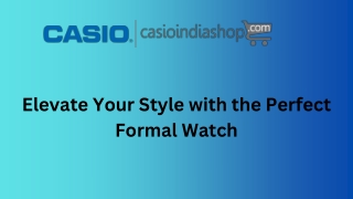 Elevate Your Style with the Perfect Formal Watch