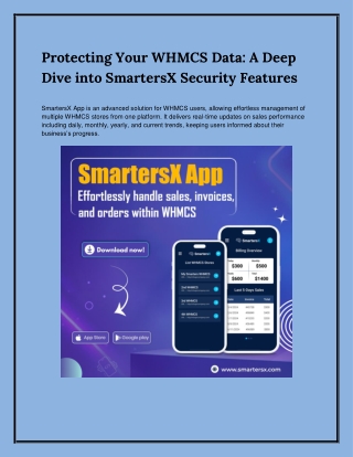 Protecting Your WHMCS Data_ A Deep Dive into SmartersX Security Features