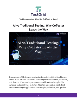 AI vs Traditional Testing_ Why CoTester Leads the Way