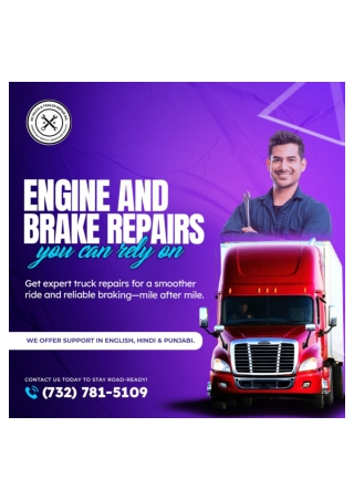 Engine and Brake Repair | RS Truck Trailer Repair INC