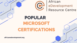 Popular Microsoft Certifications Covered
