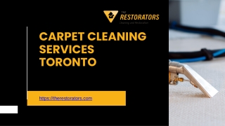 Carpet Cleaning Services Toronto - therestorators.com