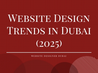 Website Design Trends in Dubai 2025