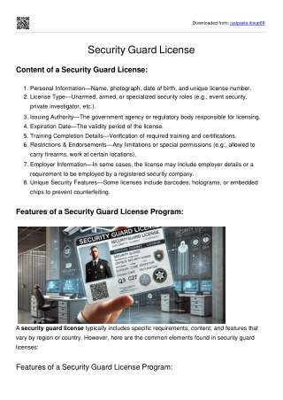 Security Guard License-4