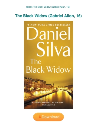 eBook The Black Widow (Gabriel Allon  16)