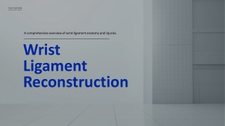 Wrist Ligament Reconstruction