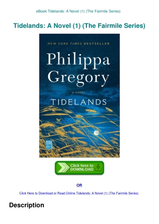 eBook Tidelands A Novel (1) (The Fairmile Series)