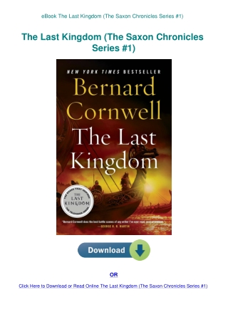 eBook The Last Kingdom (The Saxon Chronicles Series #1)