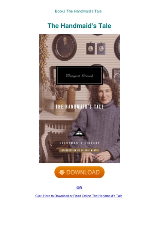 Books The Handmaid's Tale