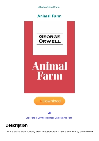 eBooks Animal Farm