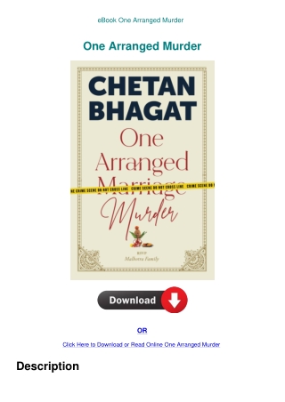 eBook One Arranged Murder