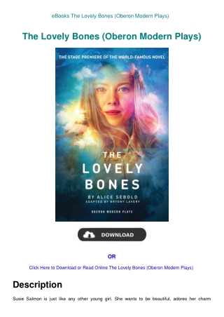 eBooks The Lovely Bones (Oberon Modern Plays)