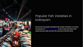 Discover the Best Fish in Kottayam