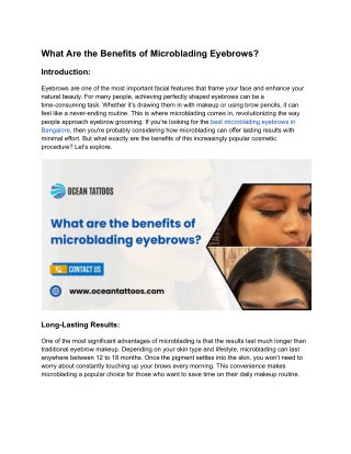 What Are the Benefits of Microblading Eyebrows_