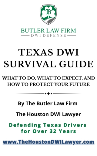 Texas DWI Survival Guide