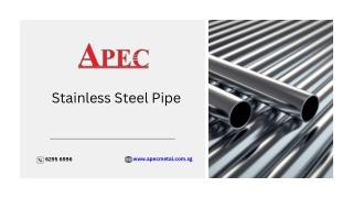 Stainless Steel Pipe - Apec Metal